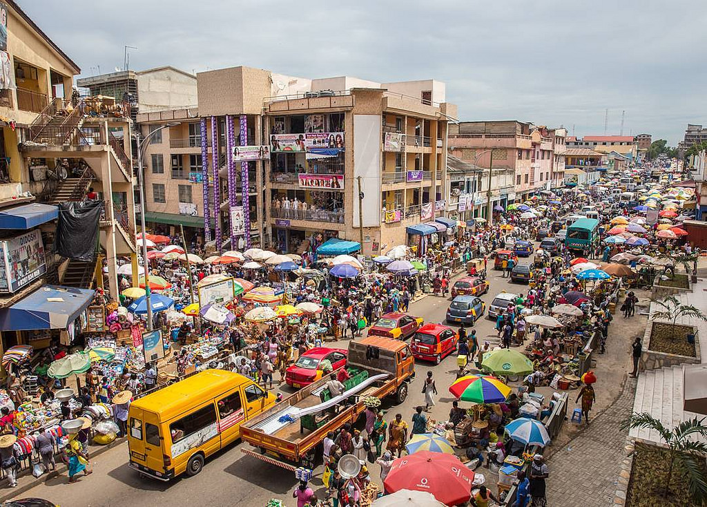 Kumasi Central Market, Ghana.